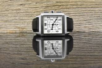 Thumbnail von Jaeger-LeCoultre Reverso Squadra Chronograph GMT Ref. Q7018620 Automatik Calibre 754 Zertifikat 2011