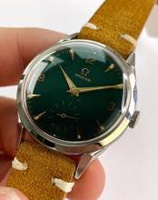 Thumbnail von Omega Classic Vintage Custom Green Dial Serviced 35mm 2605 2605