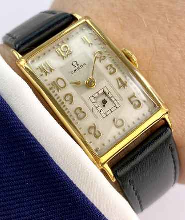  Omega Classic Serviced Vintage Art Deco Tank 22 x 39mm Gold Plated 
