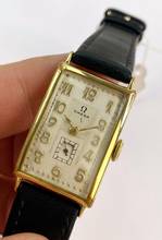 Thumbnail von Omega Classic Serviced Vintage Art Deco Tank 22 x 39mm Gold Plated