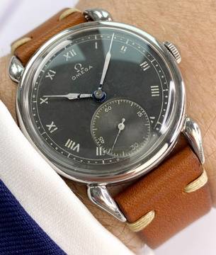  Omega Classic Vintage Art Deco 35mm Teardrop Lugs Serviced 