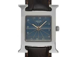 Thumbnail von Hermès Heure H Ref.HH1.210 2010 Full Set seht gut Vintage Heure H