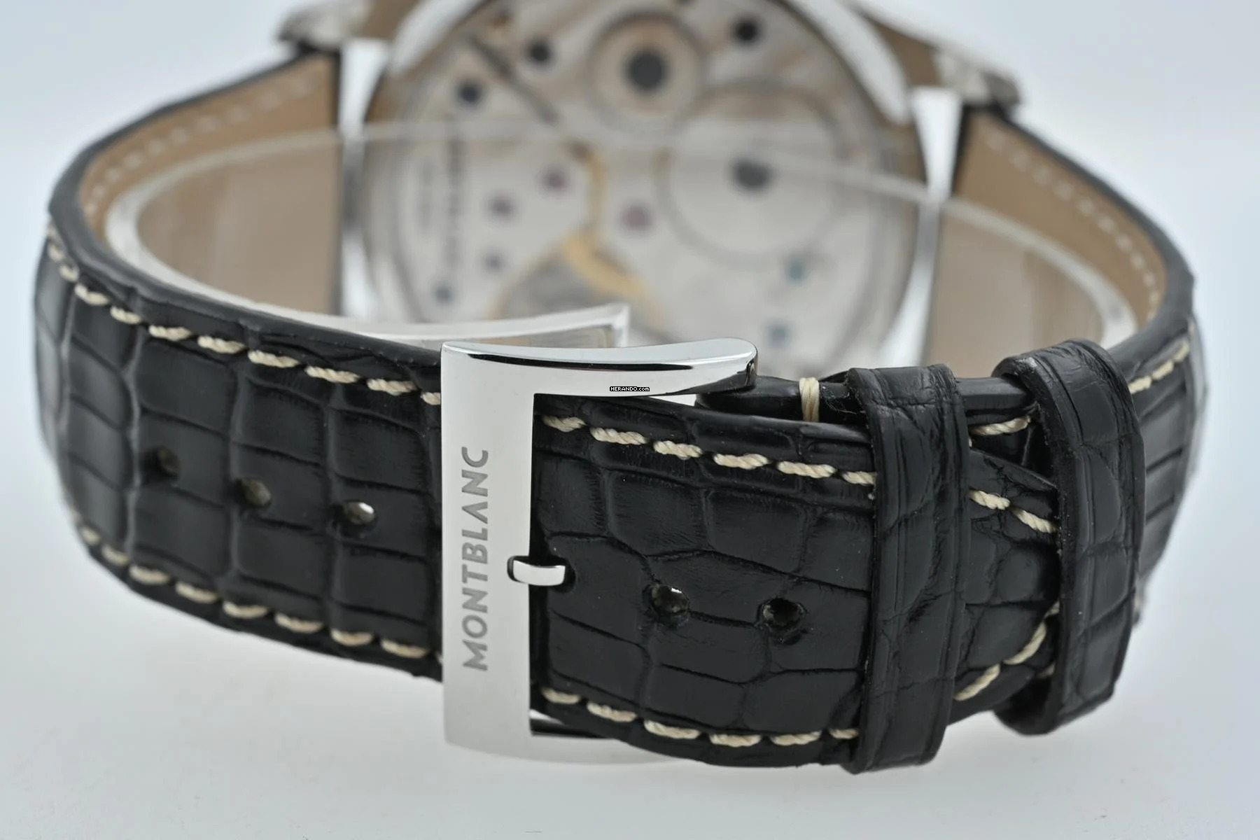 Thumbnail von Montblanc 1858 Pilots Watch Steel Black Dial Manual Wind 113860 Limited