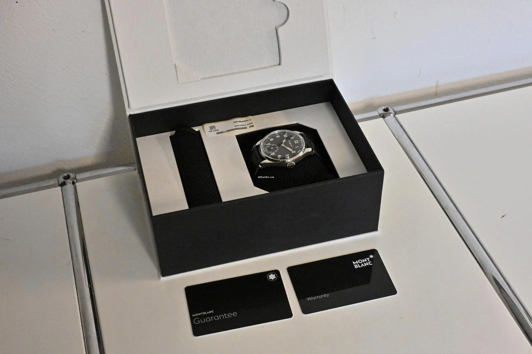 Thumbnail von Montblanc 1858 Pilots Watch Steel Black Dial Manual Wind 113860 Limited