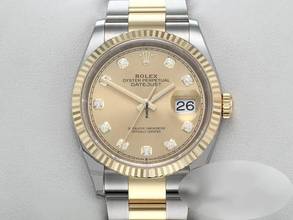 Thumbnail von Rolex Datejust 36 126233 2024 Edelstahl Gelbgold 750 Diamanten Automatik Stahl Stainless Steel 18kt Yellow Gold Oyster-band Chronometer