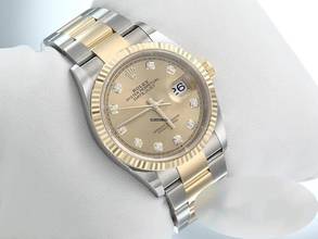 Thumbnail von Rolex Datejust 36 126233 2024 Edelstahl Gelbgold 750 Diamanten Automatik Stahl Stainless Steel 18kt Yellow Gold Oyster-band Chronometer