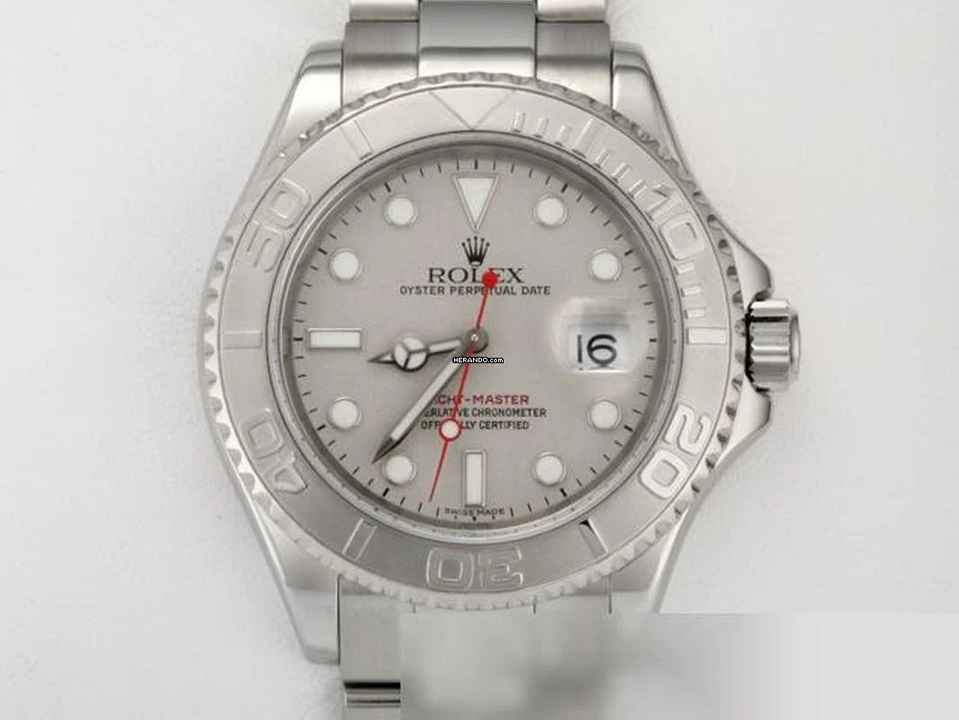  Rolex Yacht-Master 40 16622 Stahl Platin 40mm 2004/05 Automatik Yacht Master Stainless Steel Oyster-band Chronometer 