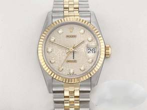 Thumbnail von Rolex Datejust 31 Medium Stahl Gelbgold 750 Diamanten Automatik Stainless Steel 18kt Yellow Gold Stahl Jubilé-band Chronometer Oyster