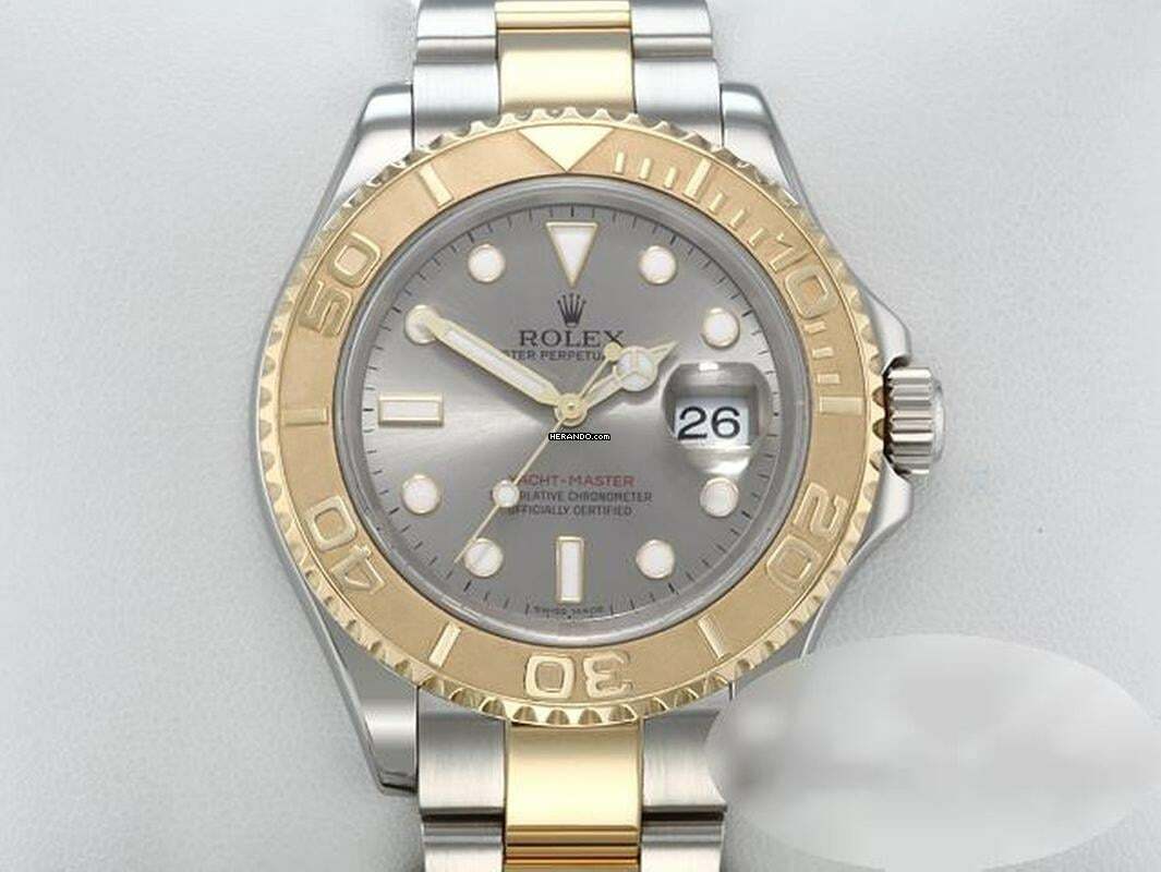 Rolex Yacht-Master 40 40mm 16623 Stahl Gelbgold 750 2008 Automatik Stainless Steel 18kt Yellow Gold Oyster-band Chronometer