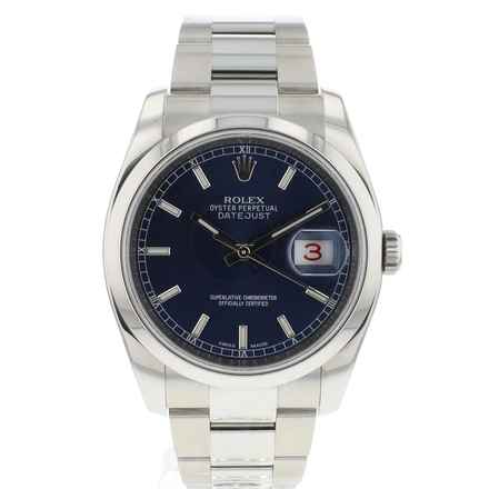  Rolex Datejust 36 Blue Roulette Dial 