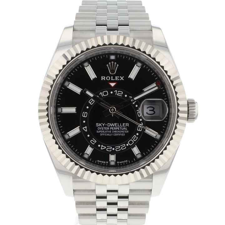  Rolex Sky-Dweller Steel Jubilee Black Dial 