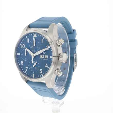  IWC Fliegeruhr Chronograph Pilot's Watch Chronograph Blue 99,9% NEW 