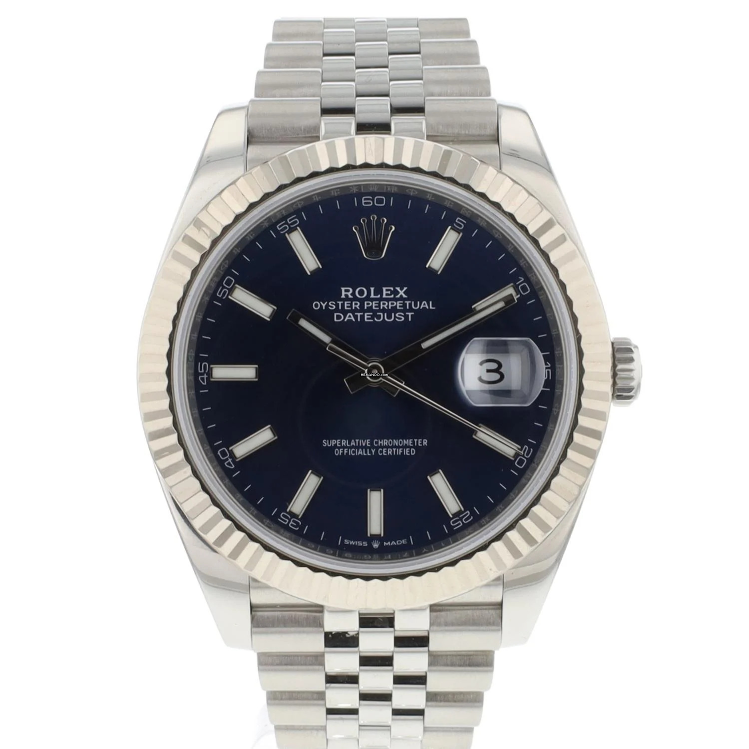  Rolex Datejust 41 Jubilee Blue Dial 