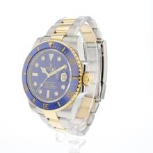 Thumbnail von Rolex Submariner Date Steel/Gold Blue Diamond Dial