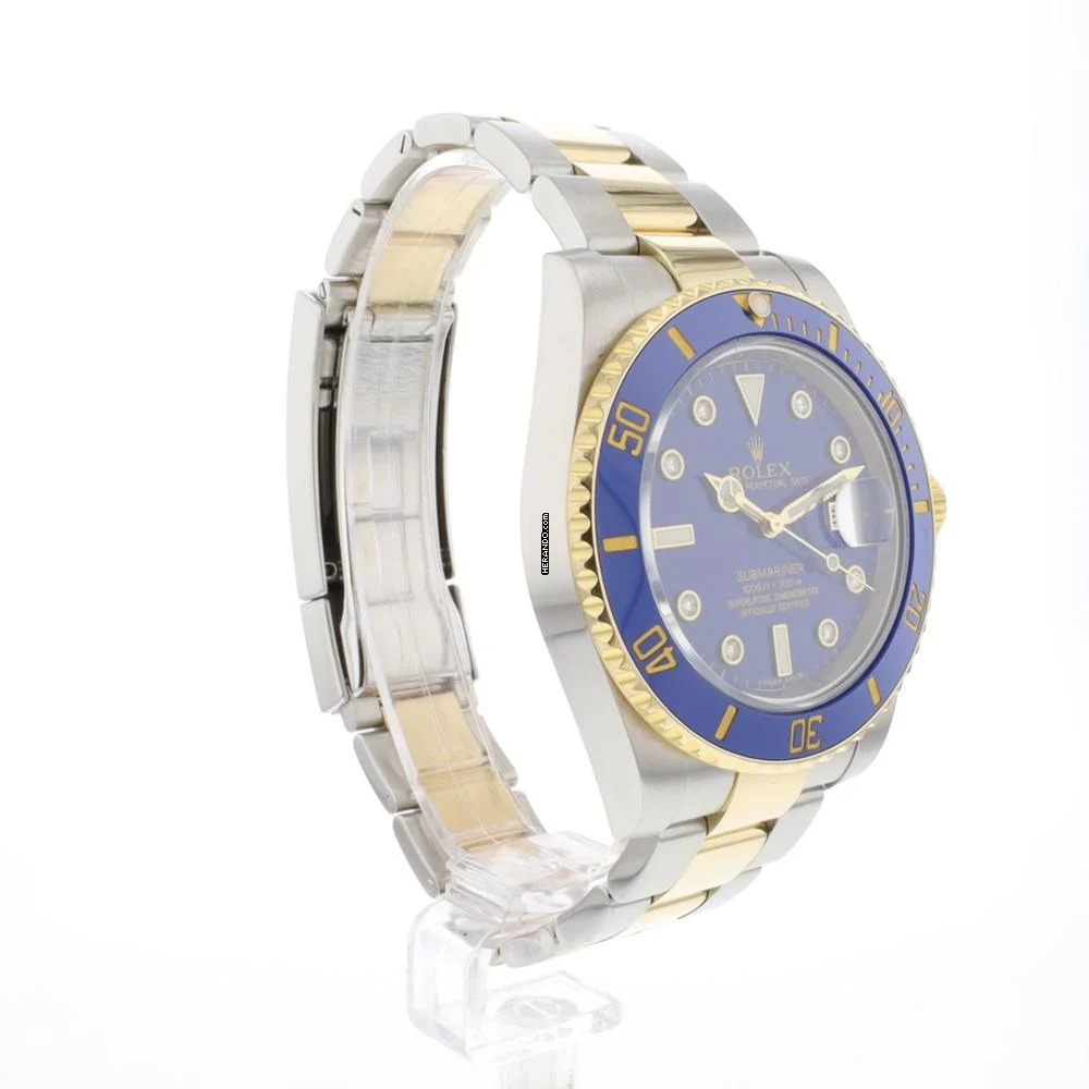 Thumbnail von Rolex Submariner Date Steel/Gold Blue Diamond Dial