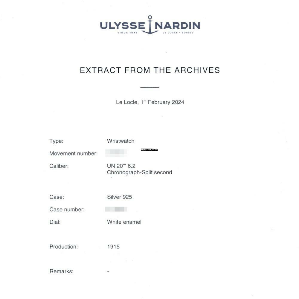 Thumbnail von Ulysse Nardin Split Seconds BJ.1915