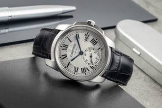 Thumbnail von Cartier Calibre de Cartier 38 Stahl Automatik Ref. WSCA0003 3756 B&P 2016