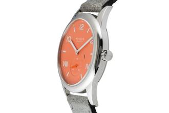 Thumbnail von NOMOS Club Campus Glashütte Club Campus 38 Cream Coral Handaufzug Herrenuhr Ref 725 B&P 2024