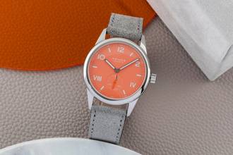Thumbnail von NOMOS Club Campus Glashütte Club Campus 38 Cream Coral Handaufzug Herrenuhr Ref 725 B&P 2024
