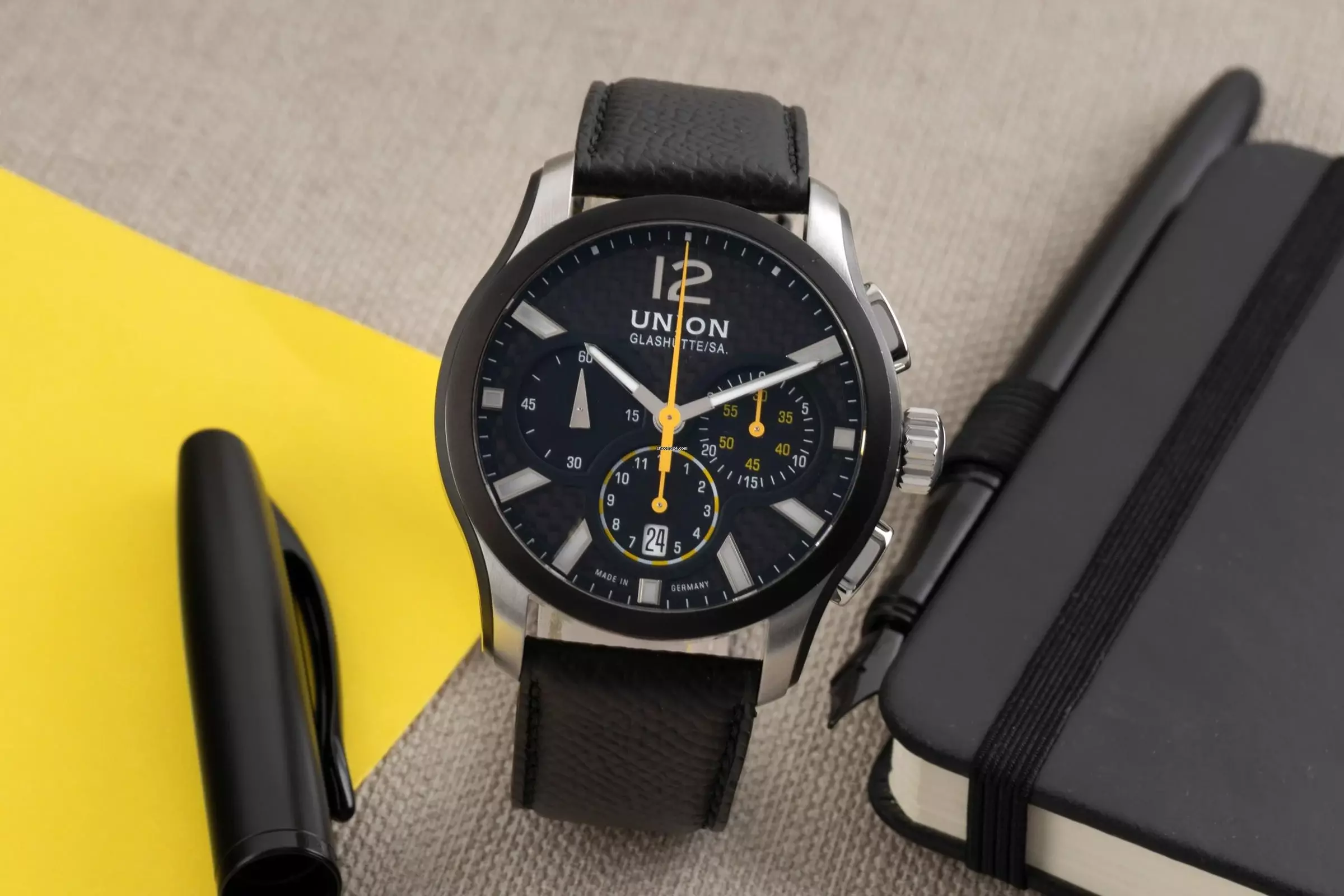 Thumbnail von Union Glashütte Belisar Chronograph Automatik Stahl Herrenuhr Ref. D002.627A