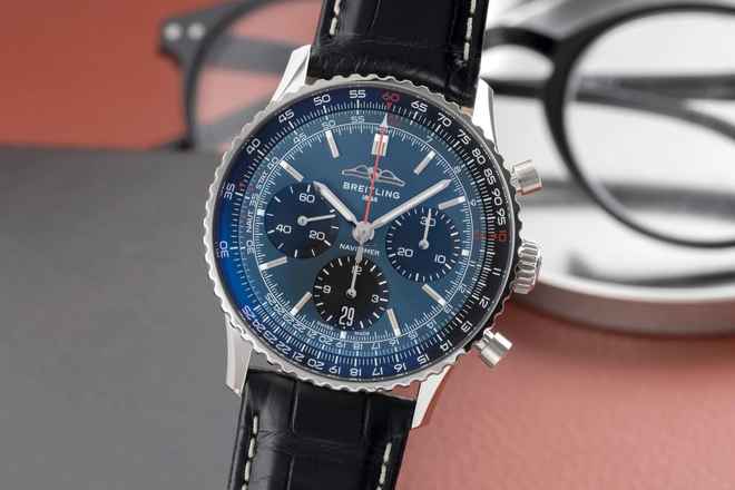  Breitling Navitimer 1 B01 Chronograph Stahl Automatik Ref. AB0139241C1P1 B&P 2024 