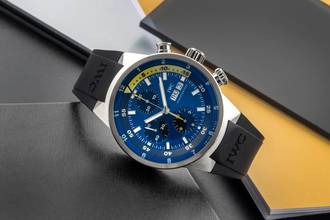 Thumbnail von IWC Aquatimer Chronograph Tribute to Calypso Stahl Automatik Herrenuhr Ref. IW378203 B&P