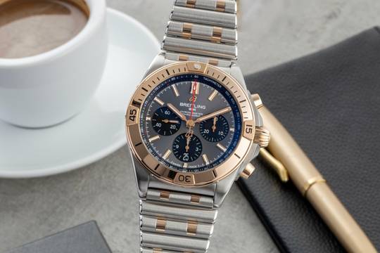  Breitling Chronomat 42 B01 Stahl / Gold Automatik Ref. UB0134101B1U1 