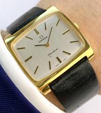 Thumbnail von Omega Genève Vintage Linen Dial Tank 35 x 36mm