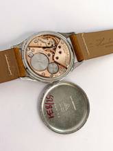 Thumbnail von Omega Classic Vintage Rare Black Honeycomb Dial Unrestored Serviced 35mm 2605 2605