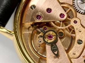 Thumbnail von Omega Genève Serviced Geneve Vintage Black Restored Dial 131019 131019