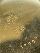 Thumbnail von Omega Classic Vintage KFOF Solid Rose Gold 14ct Vollgold Black Restored Dial