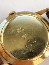 Thumbnail von Omega Classic Vintage KFOF Solid Rose Gold 14ct Vollgold Black Restored Dial