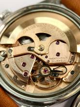 Thumbnail von Omega Genève Serviced Geneve Vintage Automatic Automatik ref 165041 Black Dial Red Hand 165041