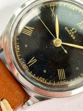 Thumbnail von Omega Classic Vintage Art Deco 35mm Black Gilt Dial Serviced