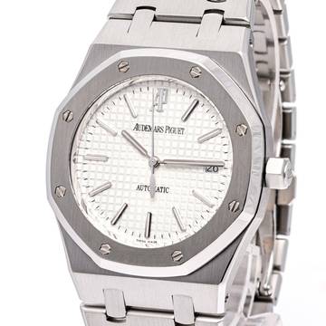  Audemars Piguet Royal Oak Selfwinding 39 White – 15300ST.OO.1220ST.01 – like NEW – 2018 Full Set 