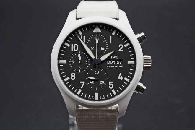  IWC Fliegeruhr Chronograph Top Gun Lake Tahoe LC100 Fullset aus 2025 IWC Garantie bis 2033 