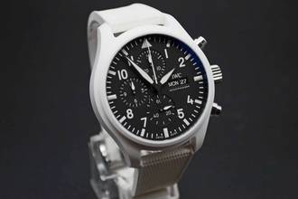 Thumbnail von IWC Fliegeruhr Chronograph Top Gun Lake Tahoe LC100 Fullset aus 2025 IWC Garantie bis 2033