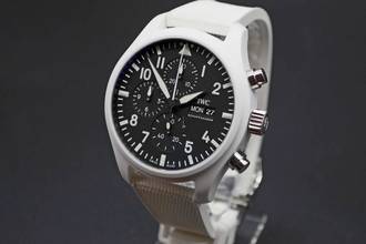 Thumbnail von IWC Fliegeruhr Chronograph Top Gun Lake Tahoe LC100 Fullset aus 2025 IWC Garantie bis 2033