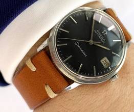 Thumbnail von Omega Seamaster Vintage Automatic Automatik ref 166001 Black Restored Dial 166001