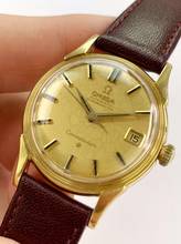 Thumbnail von Omega Constellation Solid Gold Vollgold De Luxe Vintage Automatic Automatik 14394 14393