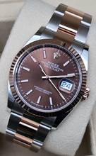 Thumbnail von Rolex Datejust 36 36mm 126231 Chocolate Dial Oystersteel and Everose gold Unworn/New Condition Full Set 8-2024
