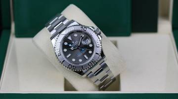 Thumbnail von Rolex Yacht-Master 40 Rhodium - like New - Fullset - 10/2022