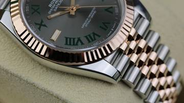 Thumbnail von Rolex Datejust 41 Steel Rosé - Wimbledon - like New - Fullset - 02/2021