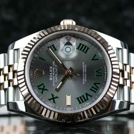  Rolex Datejust 41 Steel Rosé - Wimbledon - like New - Fullset - 02/2021 
