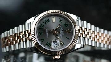 Thumbnail von Rolex Datejust 41 Steel Rosé - Wimbledon - like New - Fullset - 02/2021