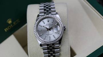 Thumbnail von Rolex Datejust 36 Jubilee RBR - Silver - like New - Fullset - 10/2021