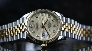 Thumbnail von Rolex Datejust 36 Steel Gold - Motif Diamond - like New - Fullset - 04/2023