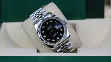 Thumbnail von Rolex Datejust 36 Jubilee - Black Diamond - like New - Fullset - 06/2014