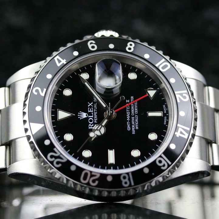  Rolex GMT-Master II Steel 16710 - Fullset with Service Card 2019 - 2004 Y Serie 