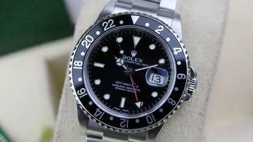 Thumbnail von Rolex GMT-Master II Steel 16710 - Fullset with Service Card 2019 - 2004 Y Serie